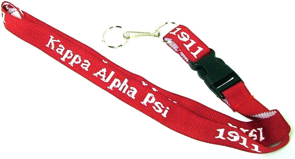 Kappa Alpha Psi Fraternity Badge Reels ID Holder / Lanyards. 