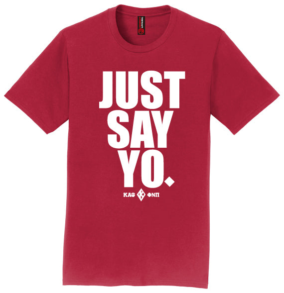 Kappa Just Say Yo T-Shirt - Kappa Alpha Psi – Perfect Apparel