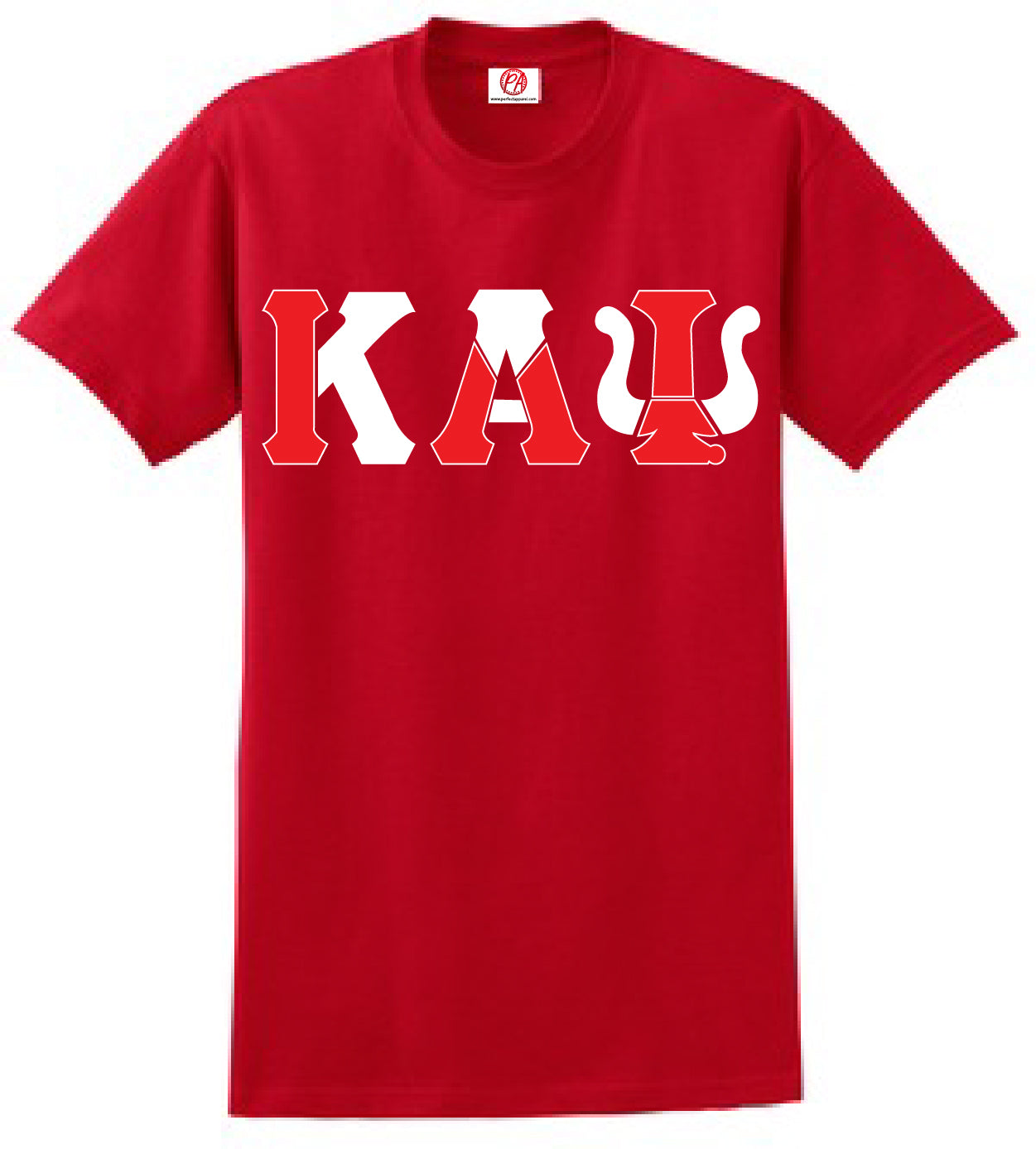 Kappa Alpha Psi Color Block Perfect Greek – Lettered Apparel T-Shirt