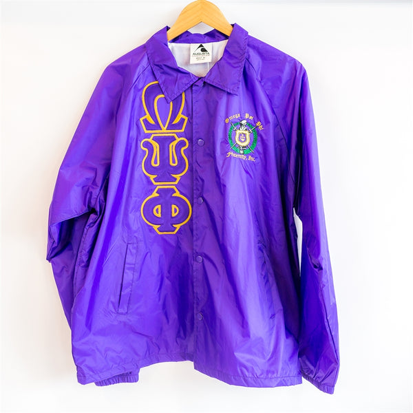 Fraternity Jacket - Personalized Alpha Phi Omega Baseball Jacket