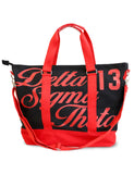 Delta Sigma Theta Canvas Crossbody Tote Bag