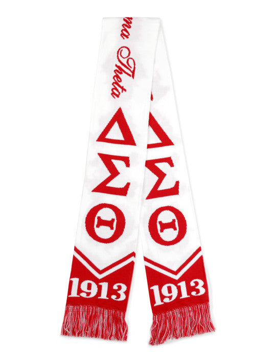 Delta Sigma Theta 1913 Knit Scarf