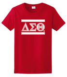 Simple 3 Greek Letter T-Shirt - Delta Sigma Theta