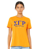 SG Rho College Letter T-Shirt - Sigma Gamma Rho