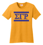 Simple 3 Greek Letter T-Shirt - Sigma Gamma Rho