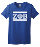 Simple 3 Greek Letter T-Shirt - Zeta Phi Beta