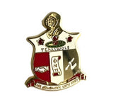 Coat of Arms Lapel Pin w/ Crystals - Kappa Alpha Psi