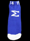 Phi Beta Sigma Athletic Dry Fit Ankle Socks
