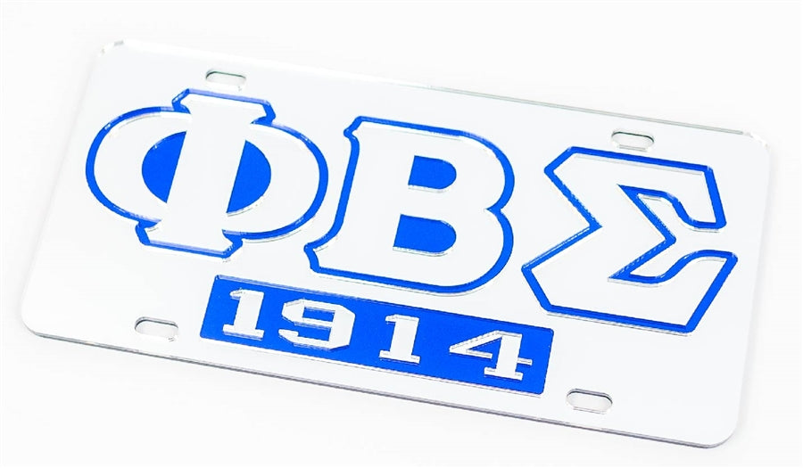 Phi Beta Sigma 1914 License Plate