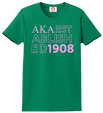 AKA Established Year T-Shirt - Alpha Kappa Alpha