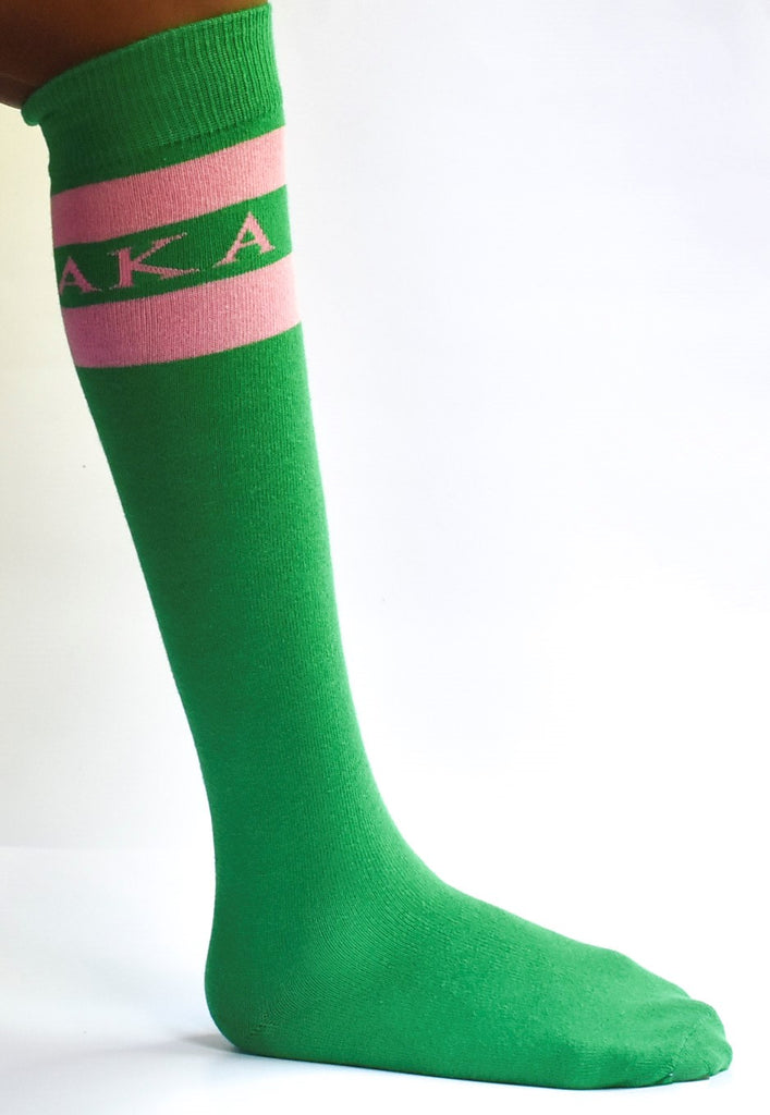 AKA Knee High Socks- Alpha Kappa Alpha