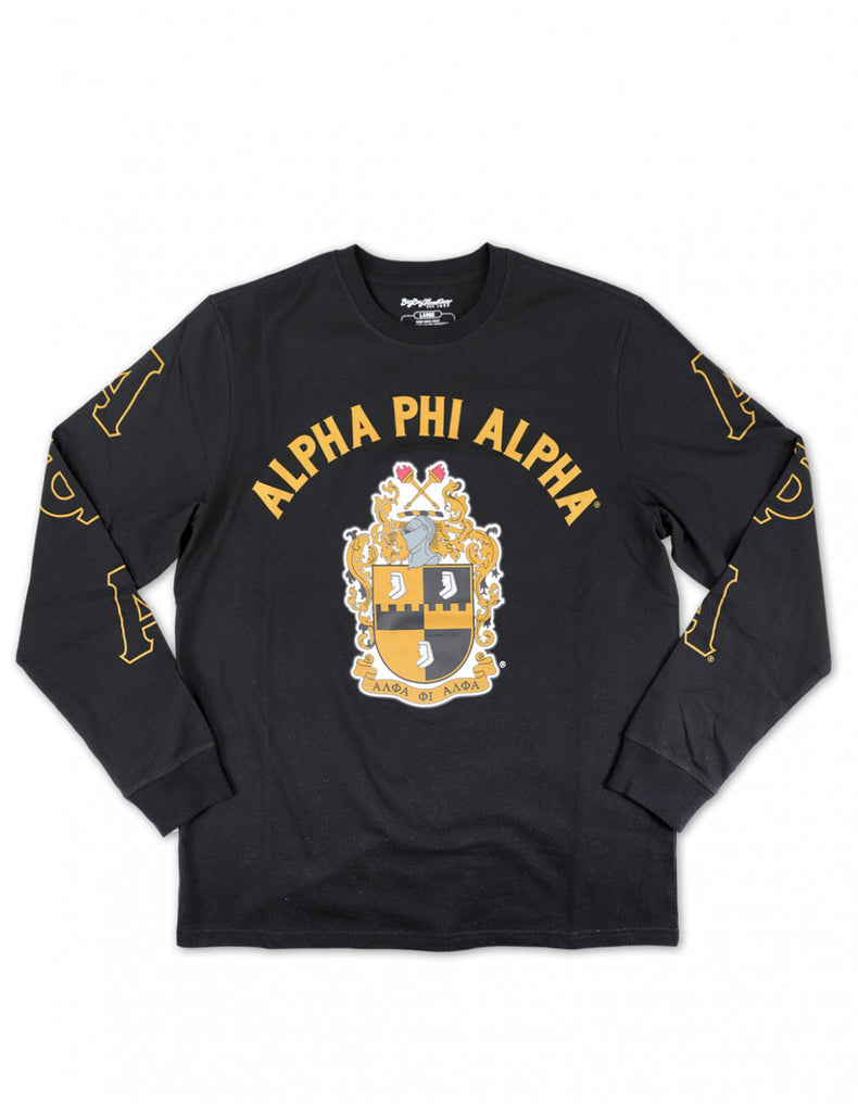 Alpha Long Sleeve Printed T-Shirt - Alpha Phi Alpha