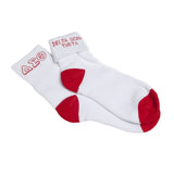 Delta Sigma Theta Foldable Socks