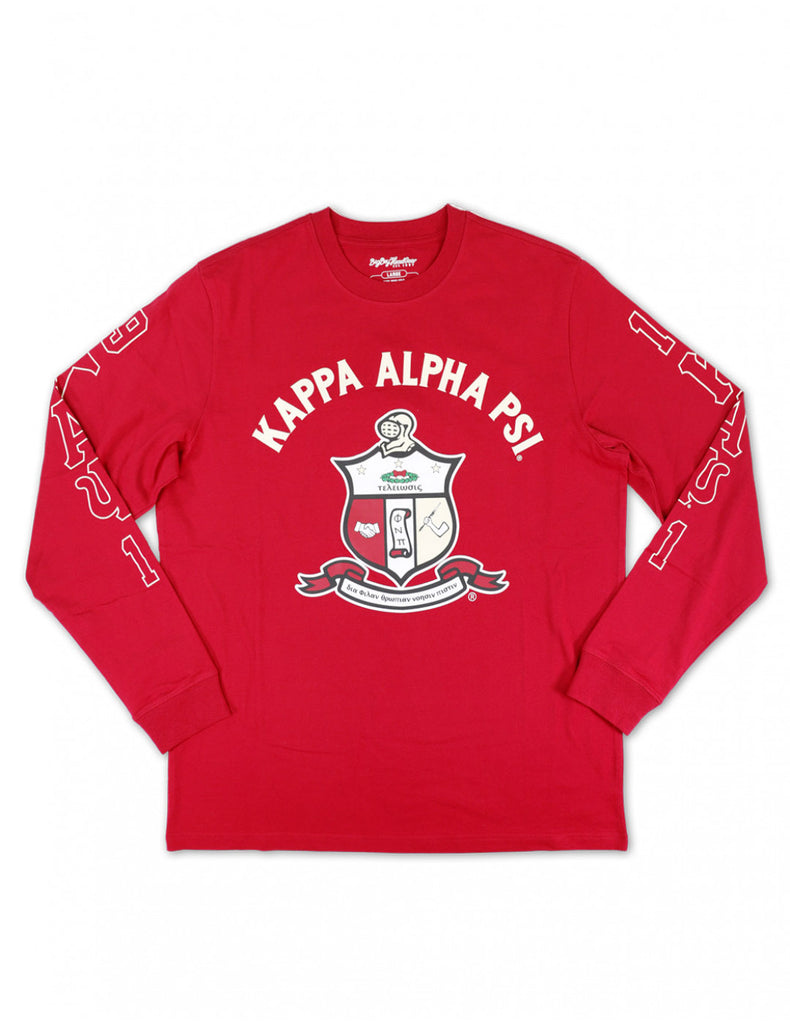 Kappa Shield Long Sleeve T-Shirt - Kappa Alpha Psi