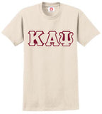 Kappa Greek 3 Letter Embroidered T-Shirt - Kappa Alpha Psi
