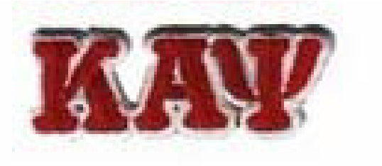 Kappa Small Connected Greek Letters Patch - Kappa Alpha Psi