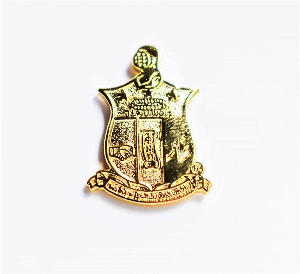 Coat of Arms Lapel Pin All Gold - Kappa Alpha Psi