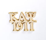 KAY / 1911 Gold Lapel Pin - Kappa Alpha Psi