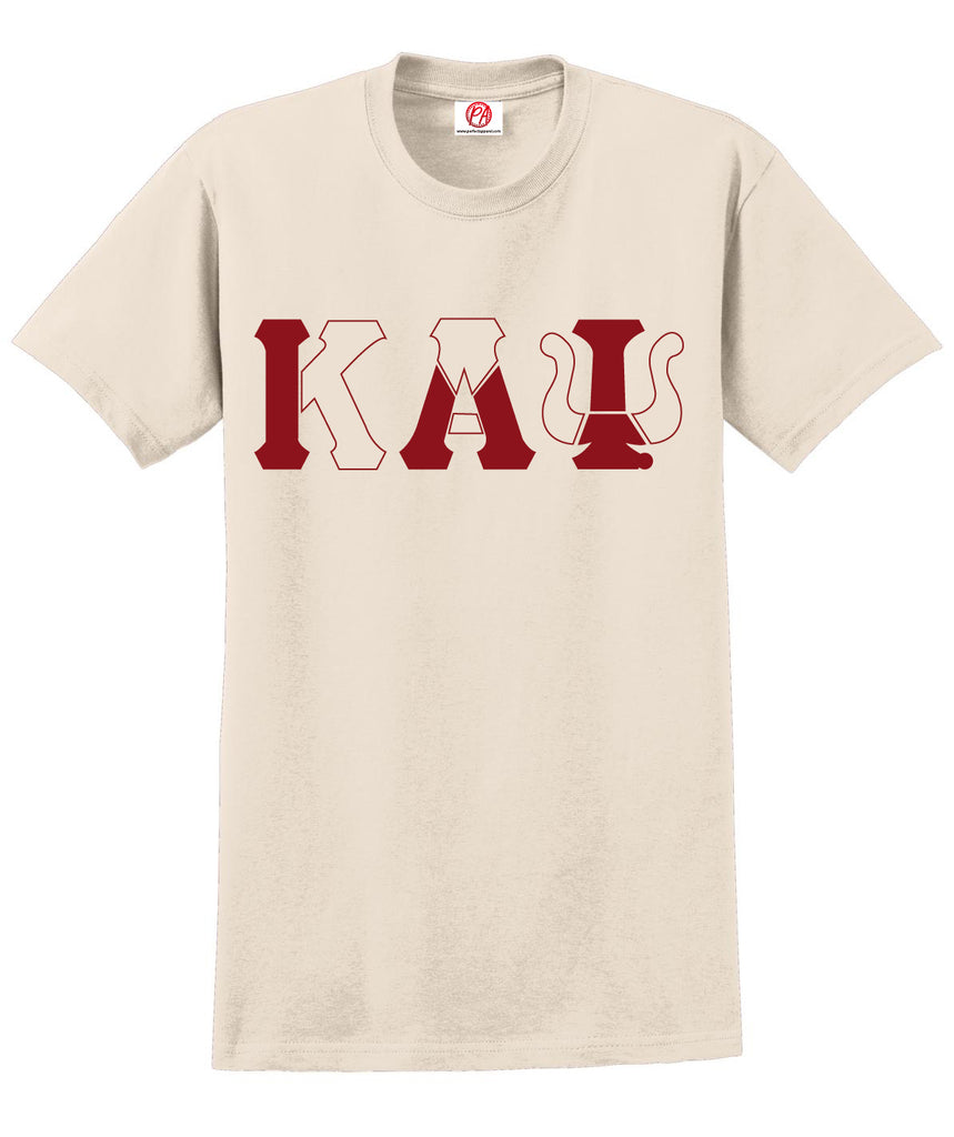 Kappa Alpha Psi Color Block Greek Lettered T-Shirt