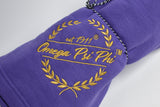 Omega Psi Phi Embroidered Wreath Blanket