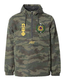 Omega Camo Anorak Pullover Hooded Jacket - Omega Psi Phi