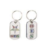 OES Dog Tag Keychain - Order of the Eastern Star