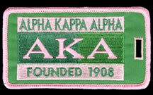AKA Founded Luggage Tag - Alpha Kappa Alpha
