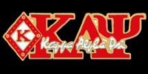 KAY Kappa Diamond with Script Lapel Pin - Kappa Alpha Psi