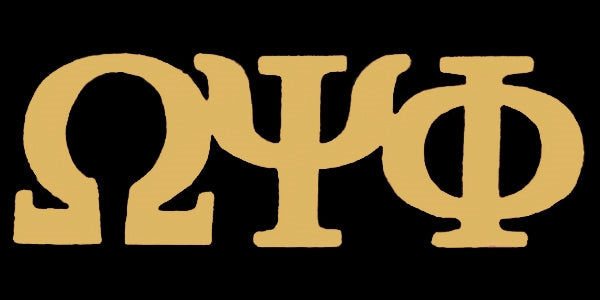 Omega Psi Phi Greek Letters Lapel Pin