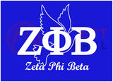 Zeta Phi Beta Dove Quarter Zip Pullover