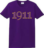 Founding Year 1911 T-Shirt - Omega Psi Phi
