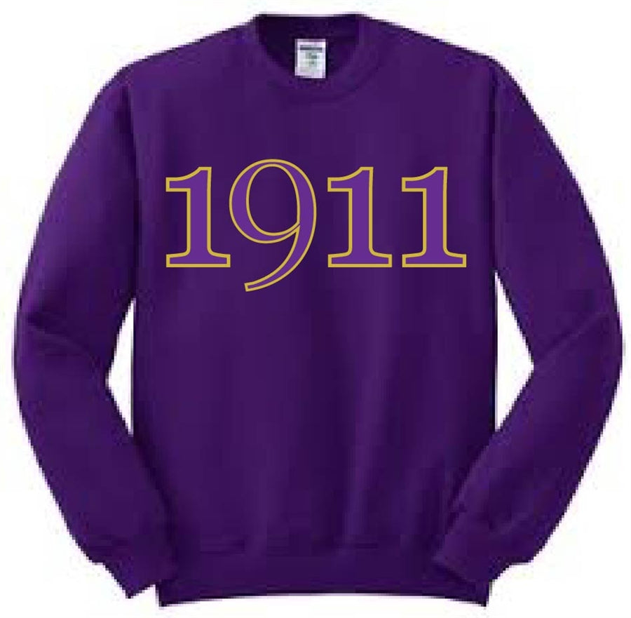 Omega Psi Phi 1911 Founding Year Crewneck Sweatshirt