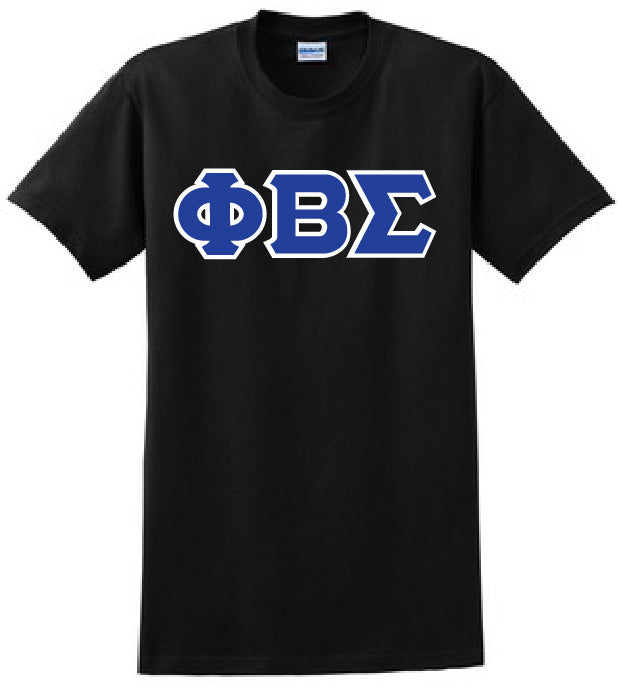 Sigma 3 Greek Lettered Embroidered T-Shirt - Phi Beta Sigma