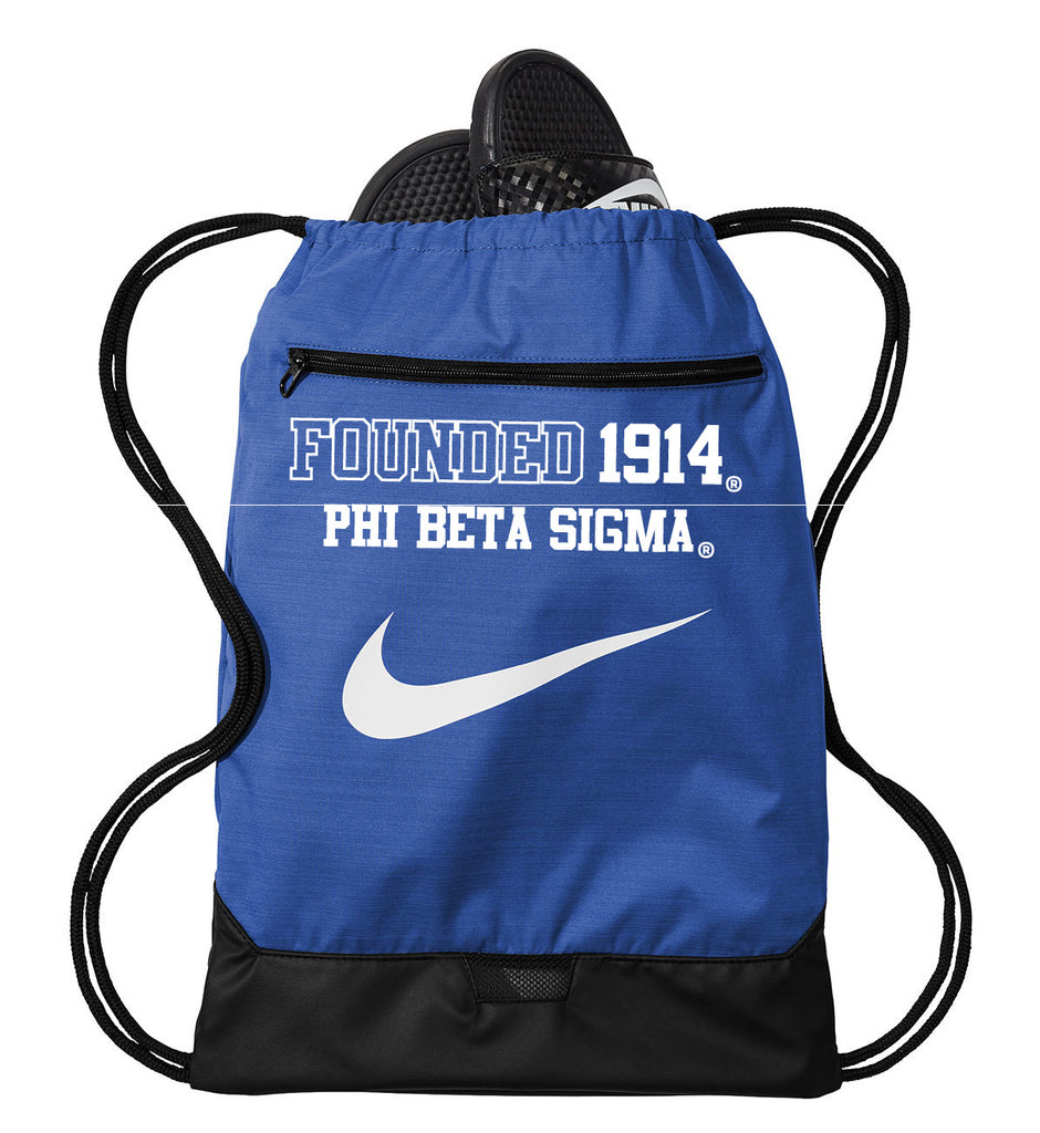 Phi Beta Sigma Nike Cinch Bag