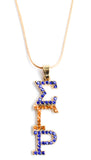 Sigma Gamma Rho Crystal Necklace