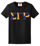 Sigma Gamma Rho Color Block Greek Lettered T-Shirt