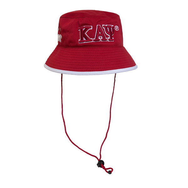 Kappa Alpha Psi 3 Letter Floppy Bucket Mesh Hat – Perfect Apparel