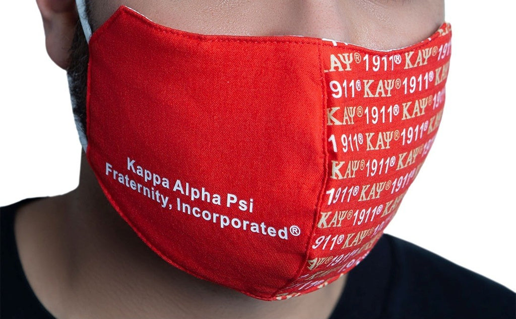 Kappa Alpha Psi 3-Ply Face Mask