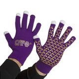 Omega Knit Texting Gloves- Omega Psi Phi